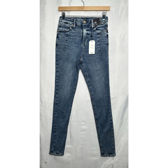 Express Flexx Jeans Womens Sz S 0, 2, 4 High Rise Skinny NWT MSRP $88 Stretchy - Picture 2 of 13